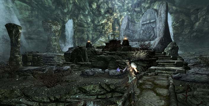 Skyrim Panorama Eldergleam Sanctuary